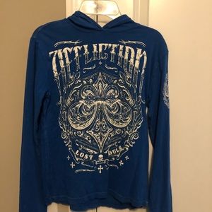 NWOT Boys Affliction Long Sleeve Shirt Size- Small